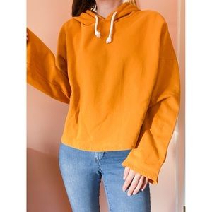 Orange sweatshirt ZARA